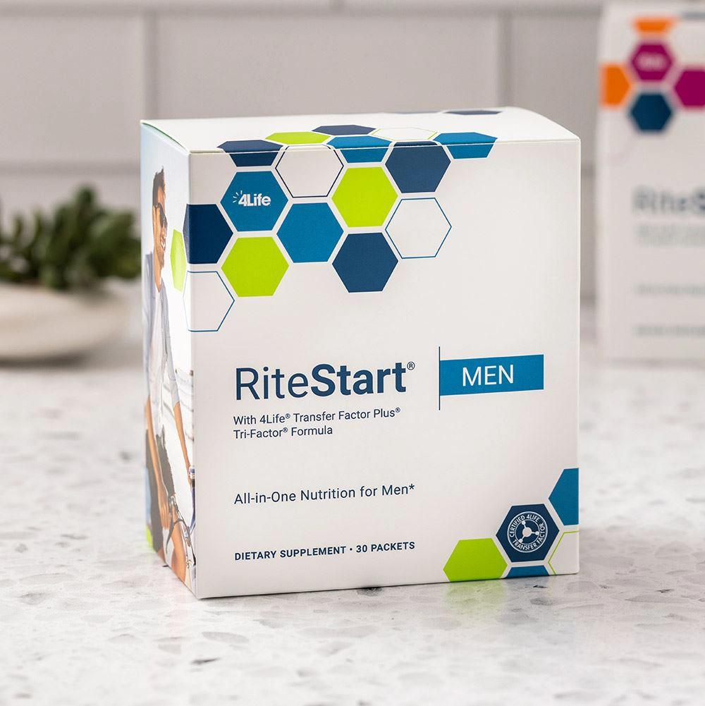Suplemento 4life Rite start for Man com Transfer factor