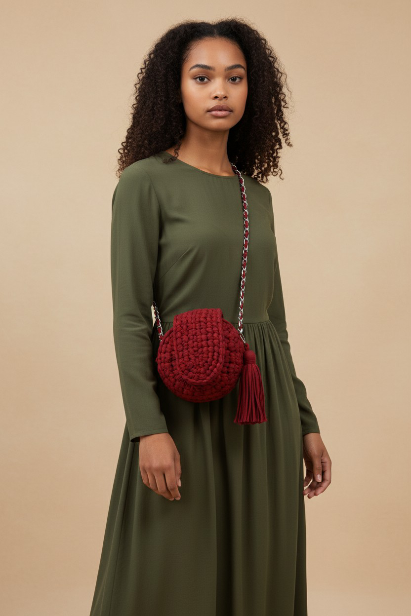 Bolsas de crochê premium